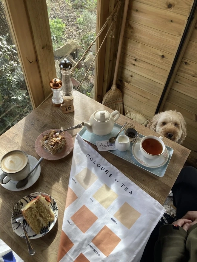 Colours Of Tea, Tea Towel