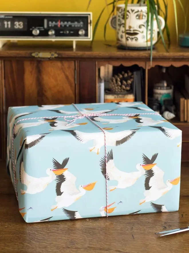 Pelican Party Wrapping Paper