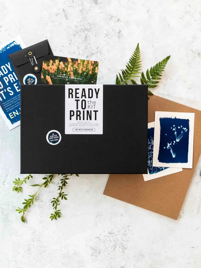 A6 Sunlight Cyanotype Kit To Create Prints At Home 