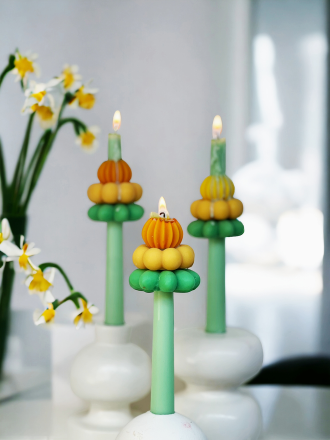 Daffodil candle stacking kit