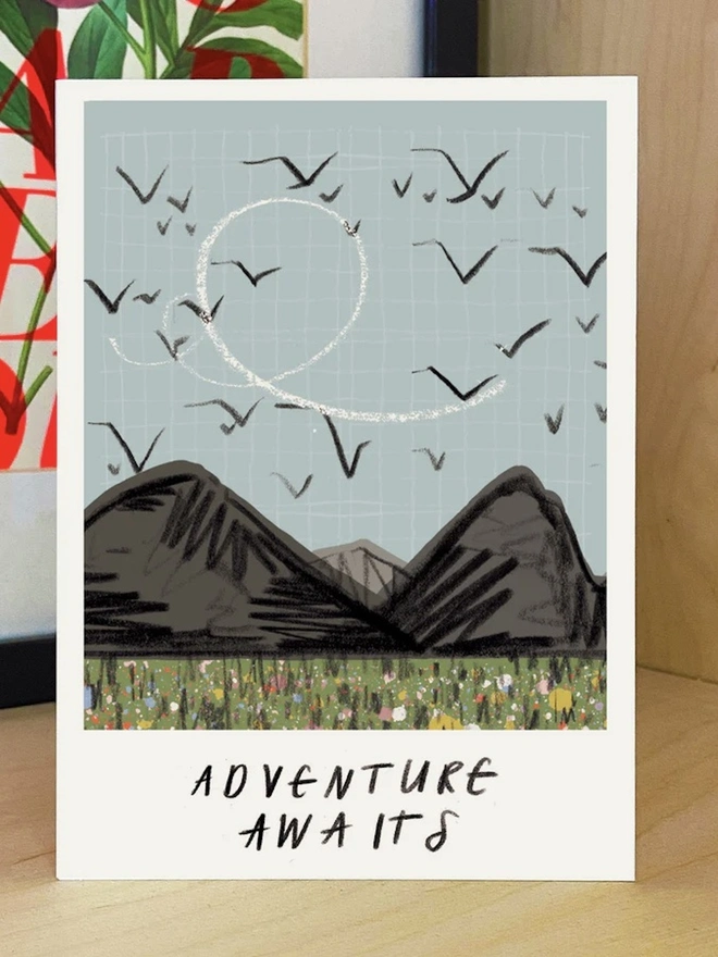 'Adventure Awaits' Card