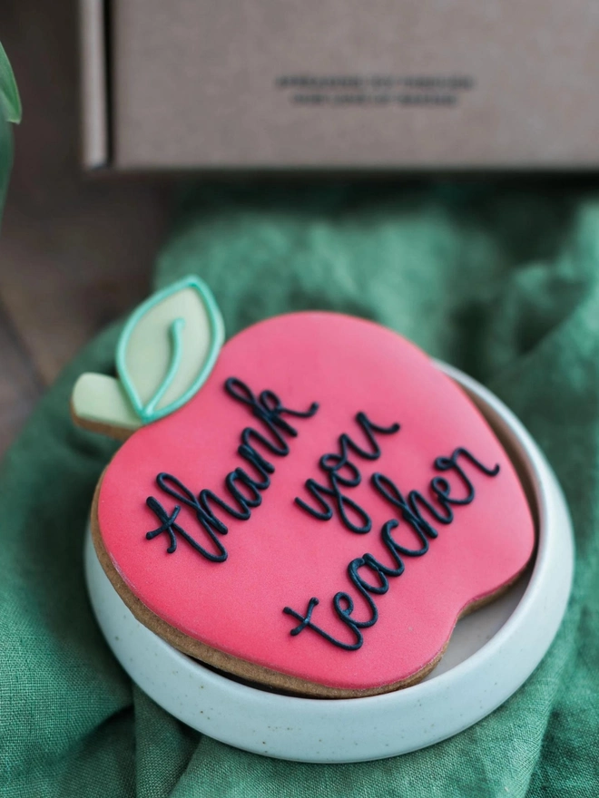 Thank You Teacher Apple Biscuit