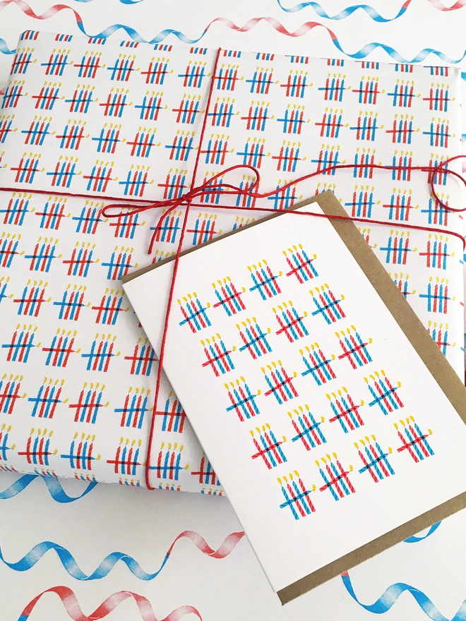 100th Birthday Card And Wrapping Paper