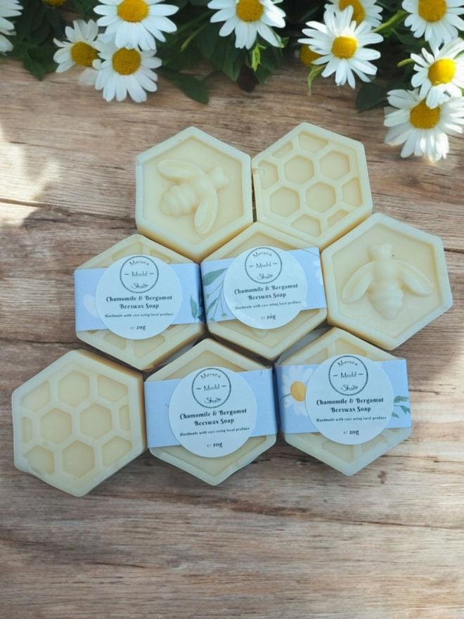 beeswax mini soaps