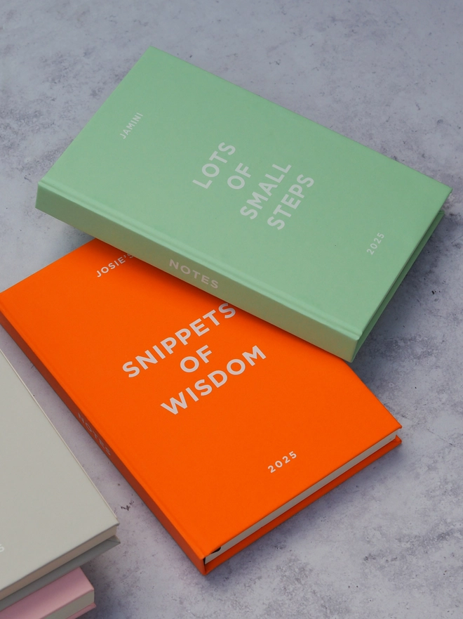 personalised hardcover notebook