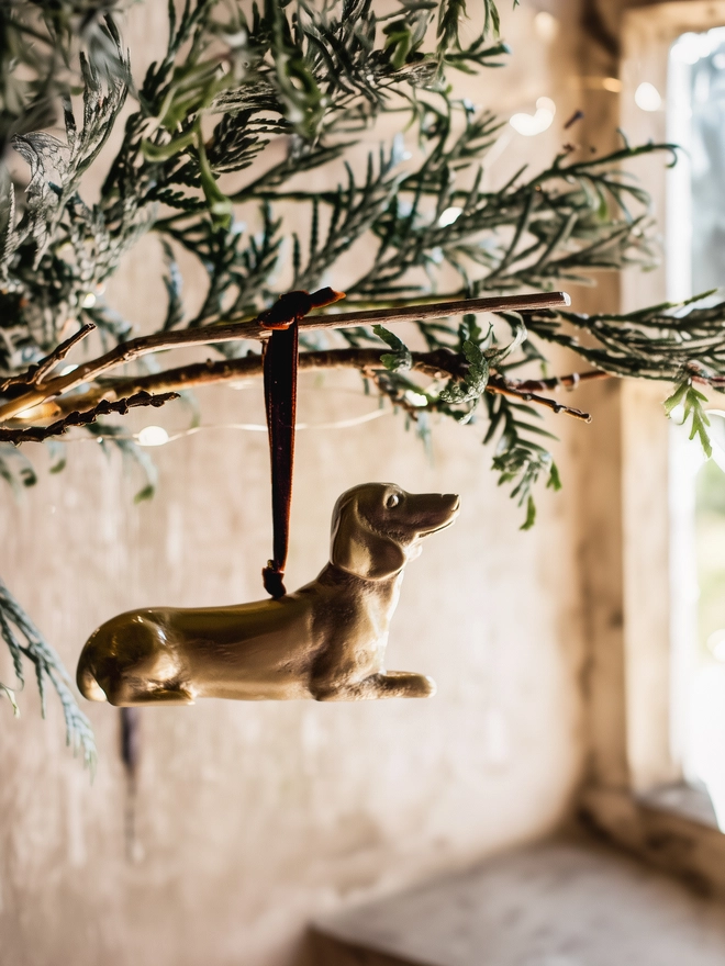 Dachshund Christmas Tree Decoration