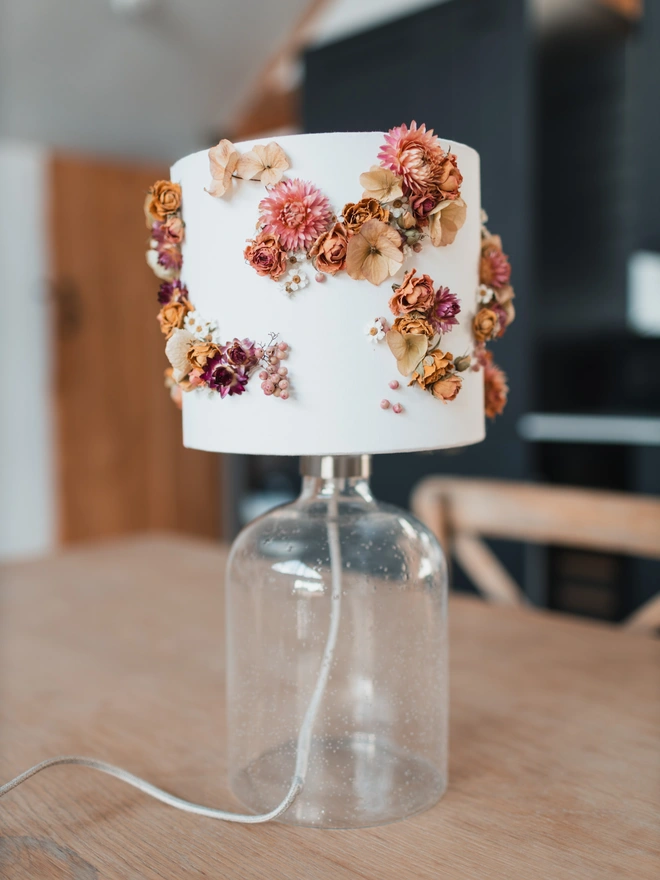 Floral lampshade