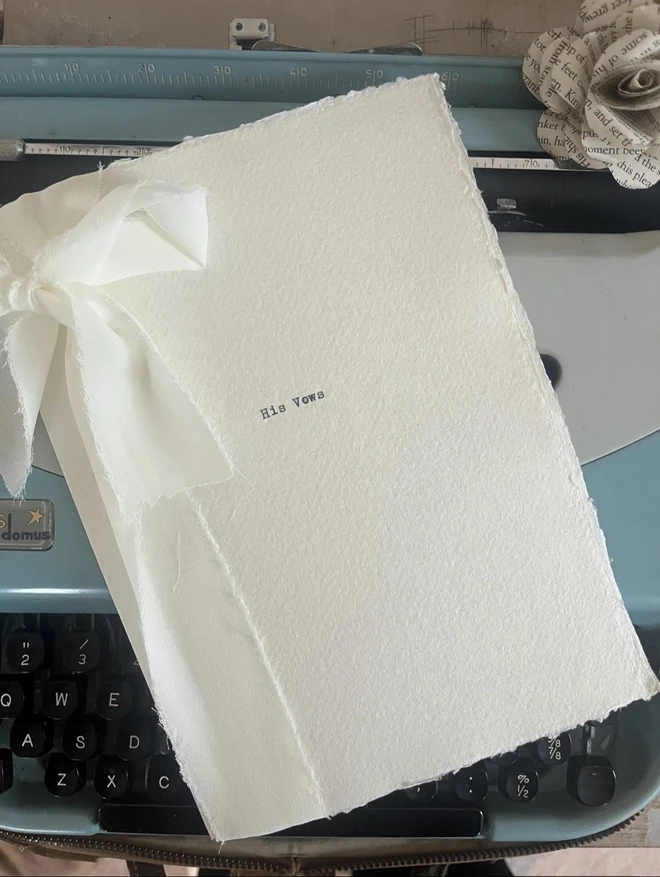 vow book