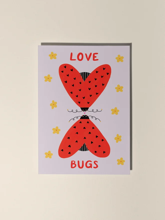 'Love Bugs' Love Card