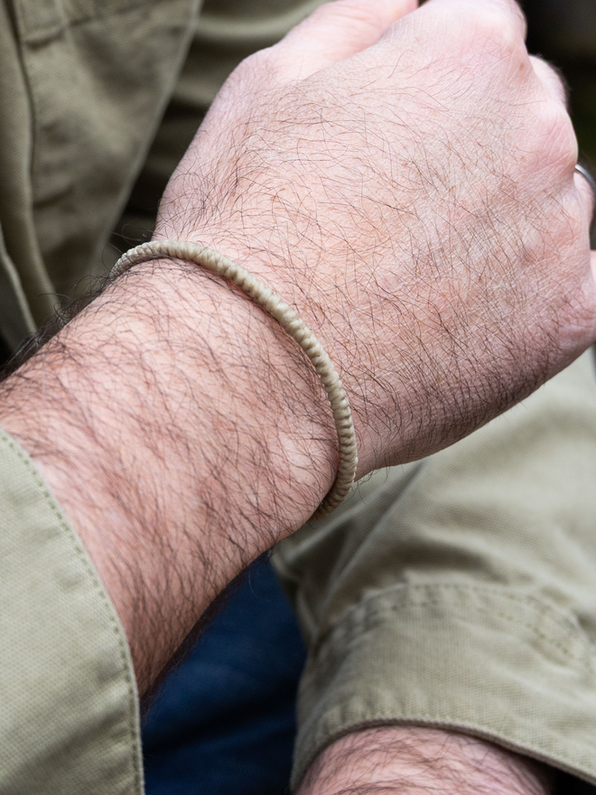 men rope bracelet