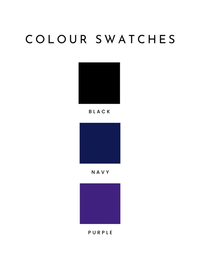 halloween colour samples