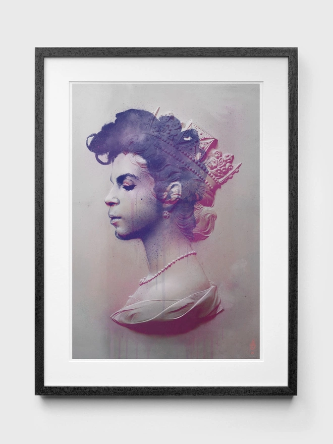 Prince Pink - Black Frame