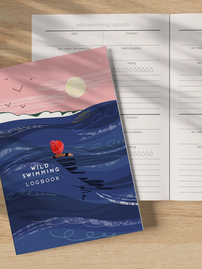 wild swimming logbook