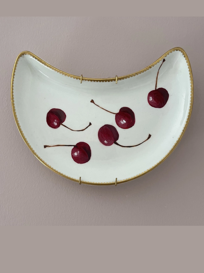 5 cherries side plate