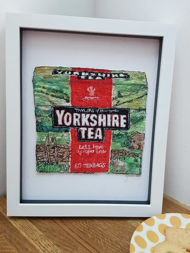 Food Illustration Free Embroidery Wall Art