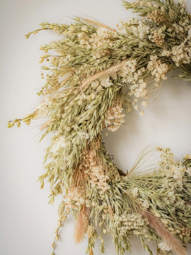 'Merino' Everlasting Dried Wreath 