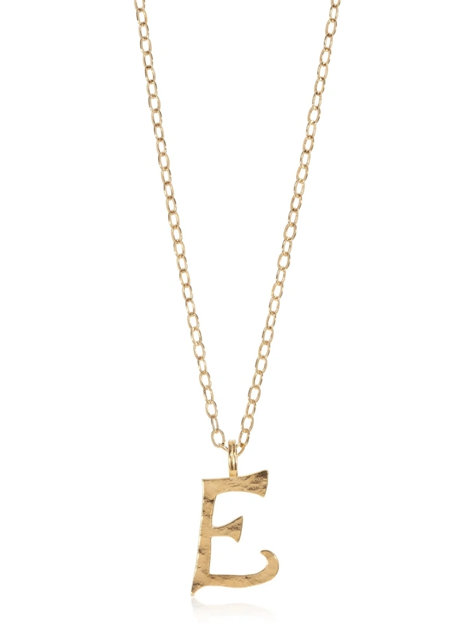 Personalised XL Gold Letra Letter Necklace 