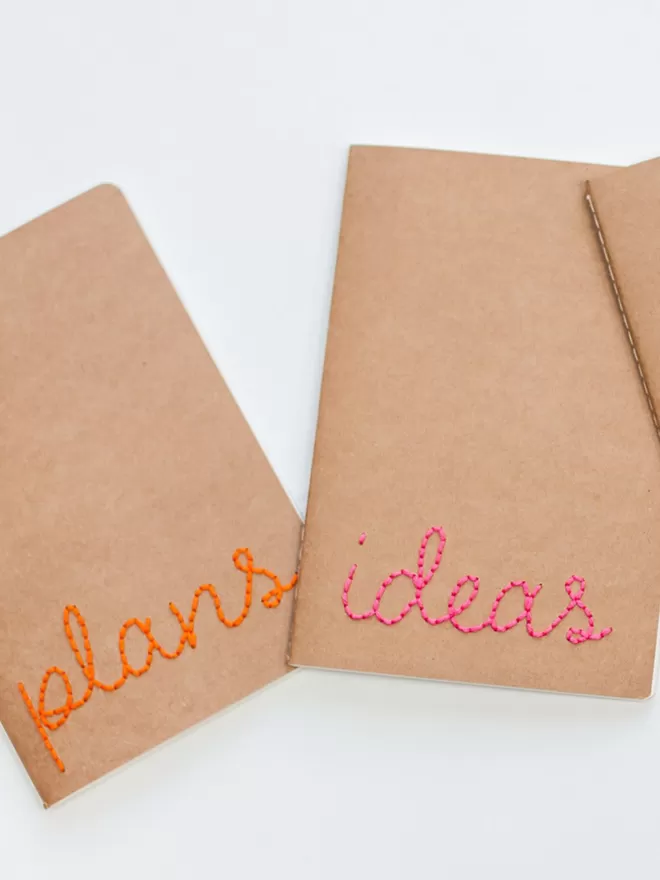 Plans and ideas notebook