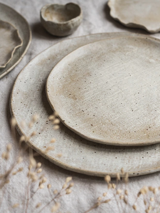 Toasted Stoneware Plates