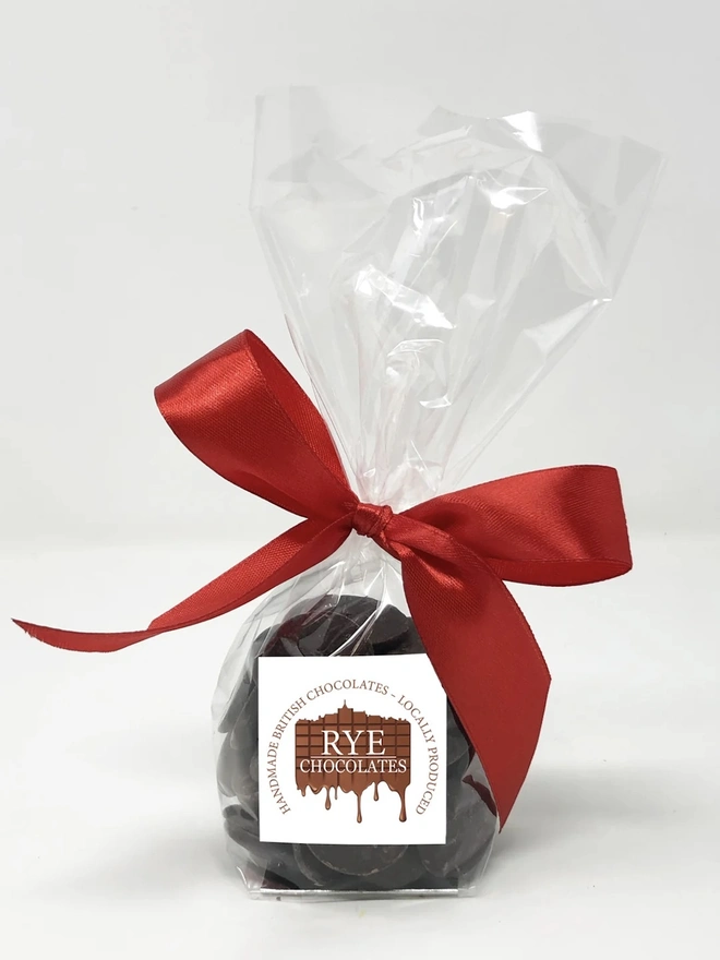 Giant Medium-Dark Chocolate Buttons - 64.5% Peruvian