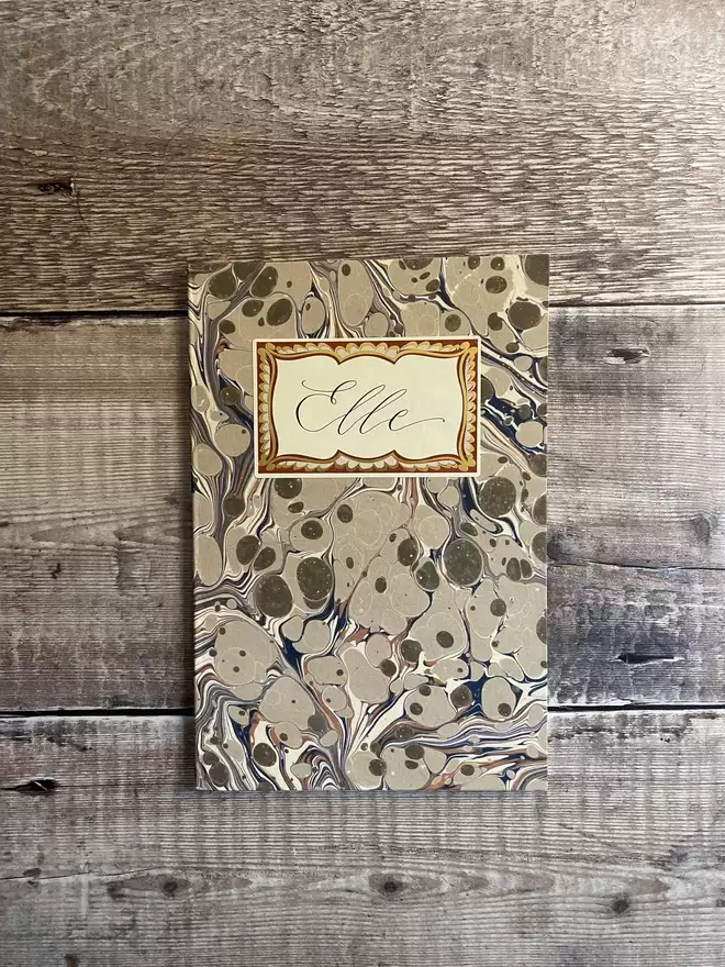 Marbled notebook 1
