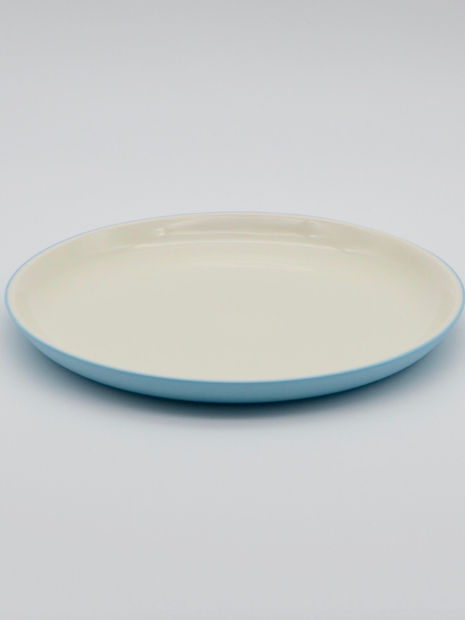 Small Plate. A blue small plate.