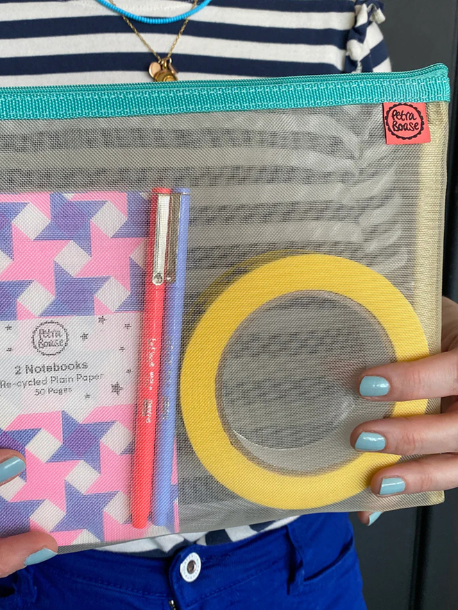 handy bag with stationery