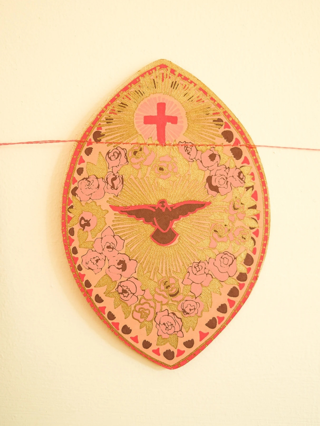 Saint Valentine Heart Garland