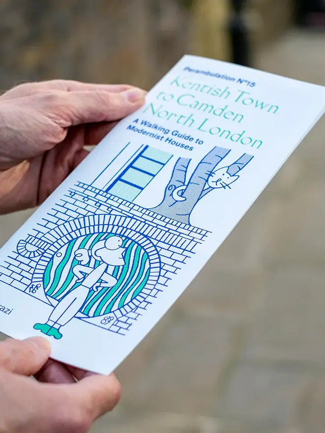 kentish town to camden london walking guide. a walking map of north london.