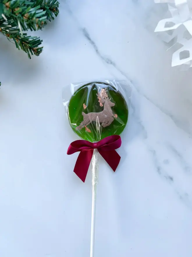 Jewel Colour Christmas Lollipop Set