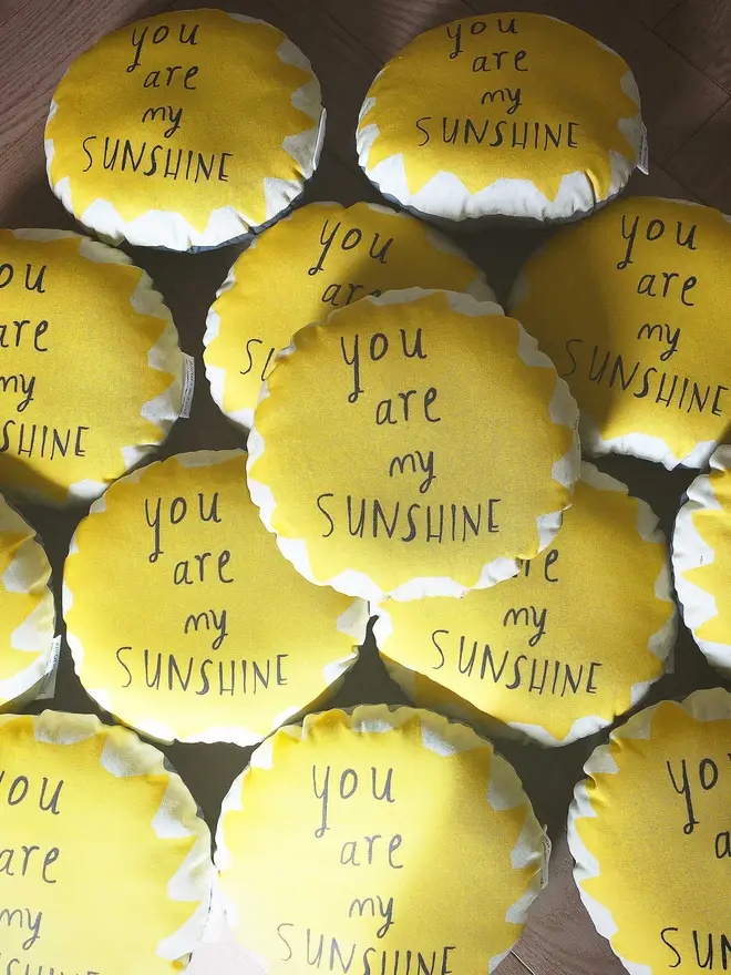 pile of plushies: you are my sunshine!