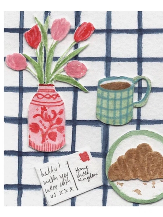 Wish You Were Here Greetings Card