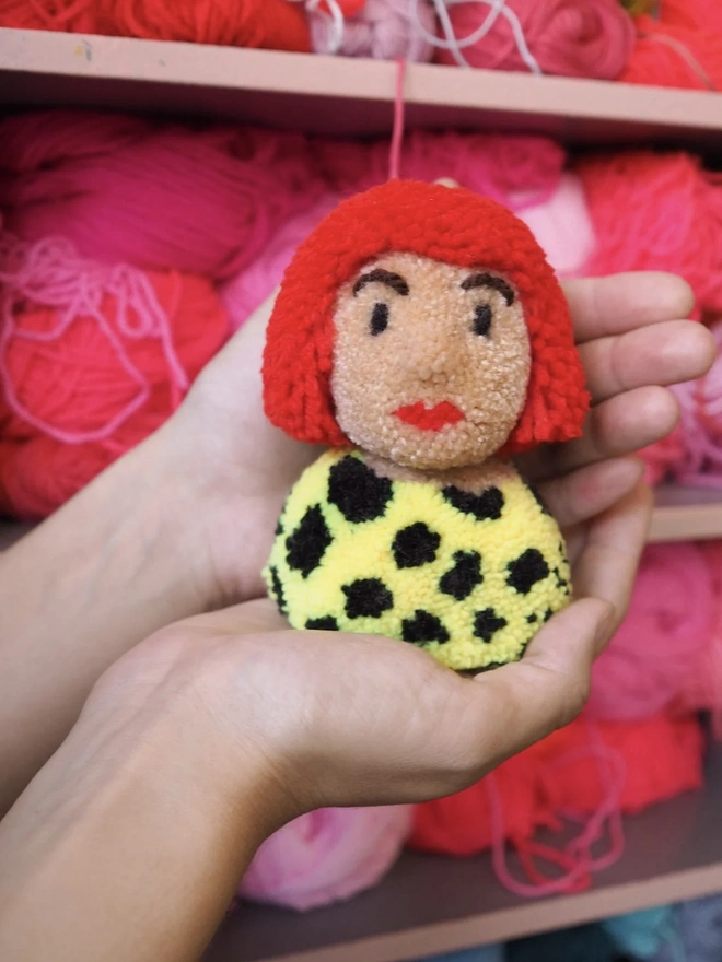 Custom Pom Pom Person