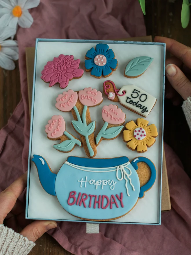 Teapot Biscuit Blooms