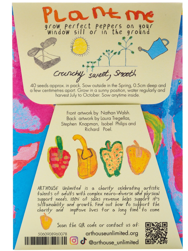 Red pepper seed packets