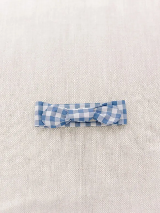 Handmade Gingham Dog Necktie