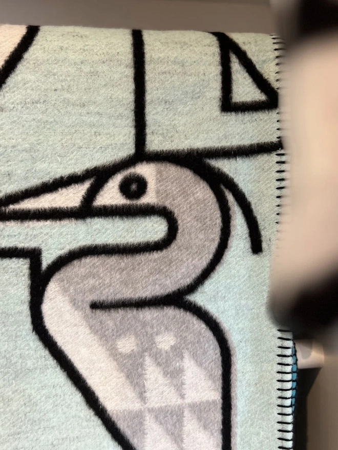 Heron Seafoam Blanket