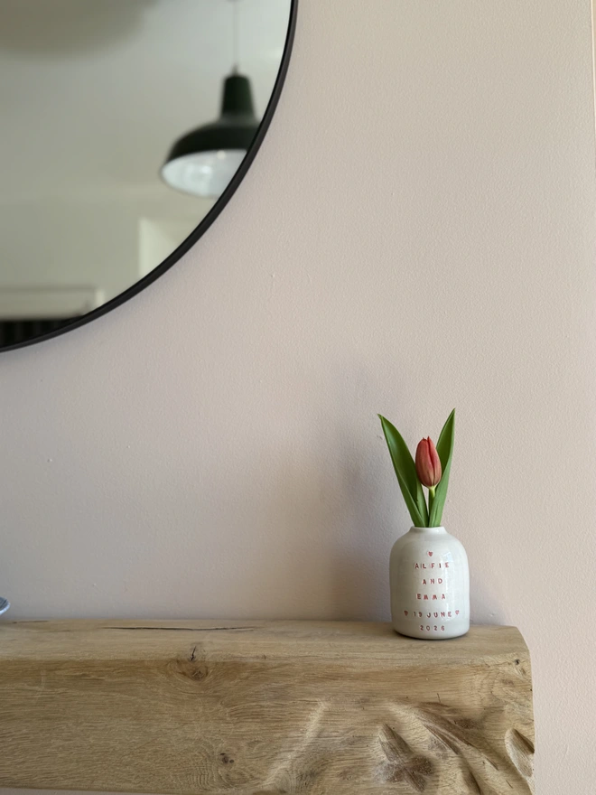 Personalised Bud Vase