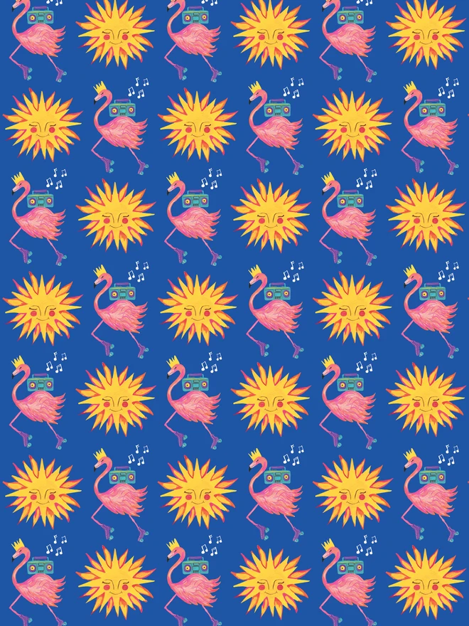 flamingo wrap
