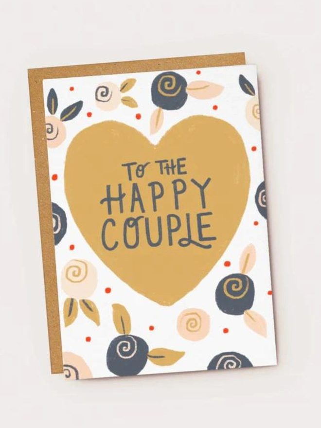 To The Happy Couple Wedding Engagement Card