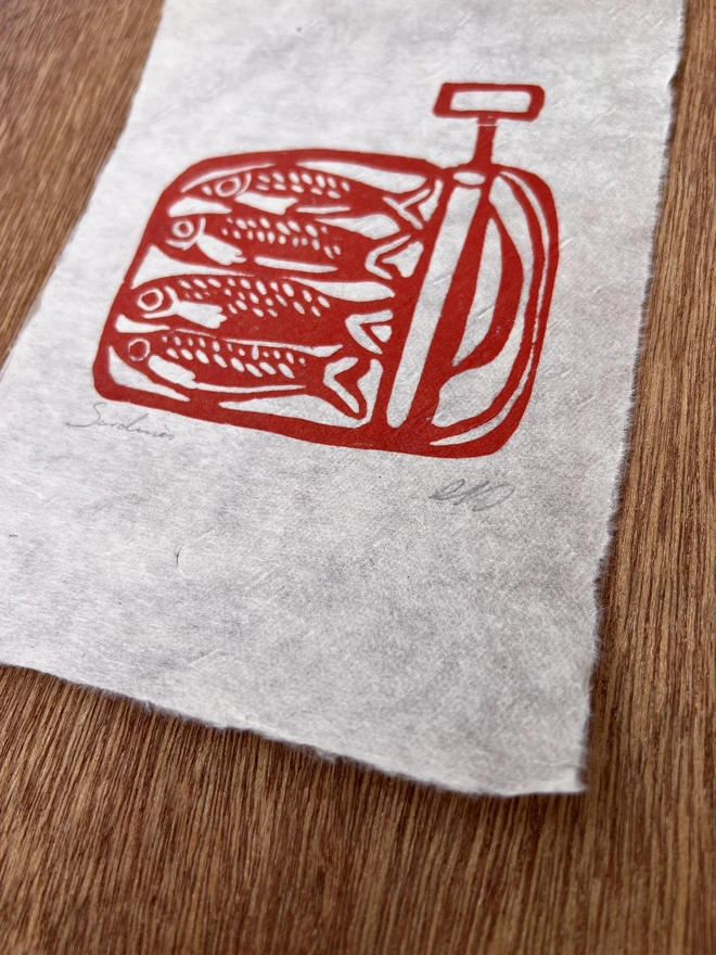 sardineprint sardineart sardinelino sardinelinoart fishprint fishartprint fishlino linocutprint linoprint linocutart handprintedart handprinted oceanart seaartprint seacreatureart marinelifeart coastalart