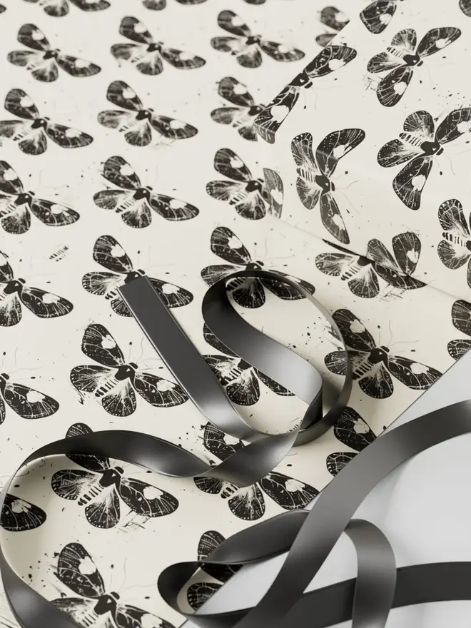 Moth Wrapping Paper