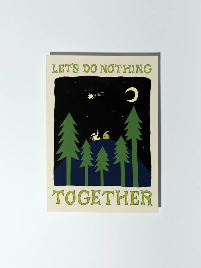 'Let's Do Nothing Together' Love Card