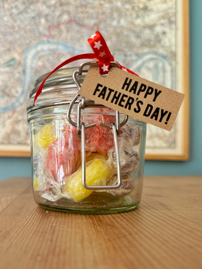 Kilner Jar, Glass, Candyhouse, Fathers Day, Reusable, Vegan