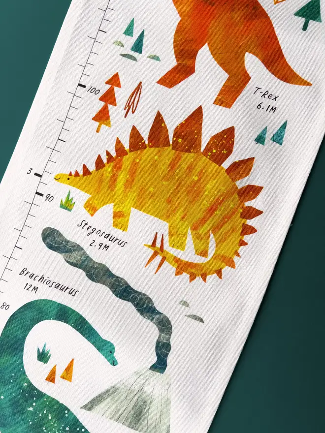 dinosaur childrens height chart