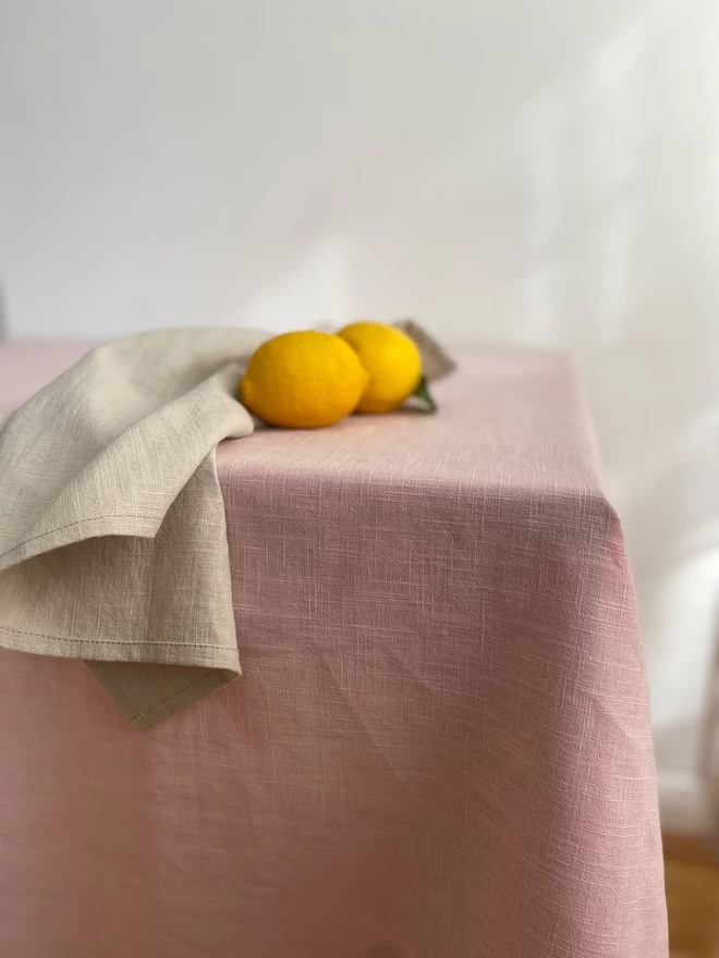 100% linen tablecloth