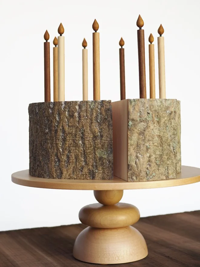 Wooden Float Cake Stand 