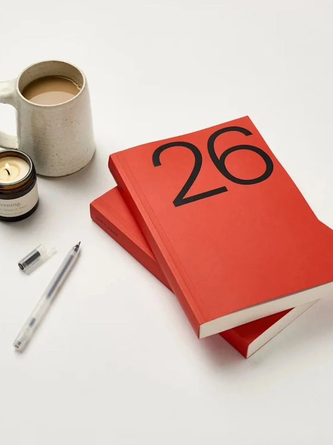 d 2026 Planner with Black Foiled Cover