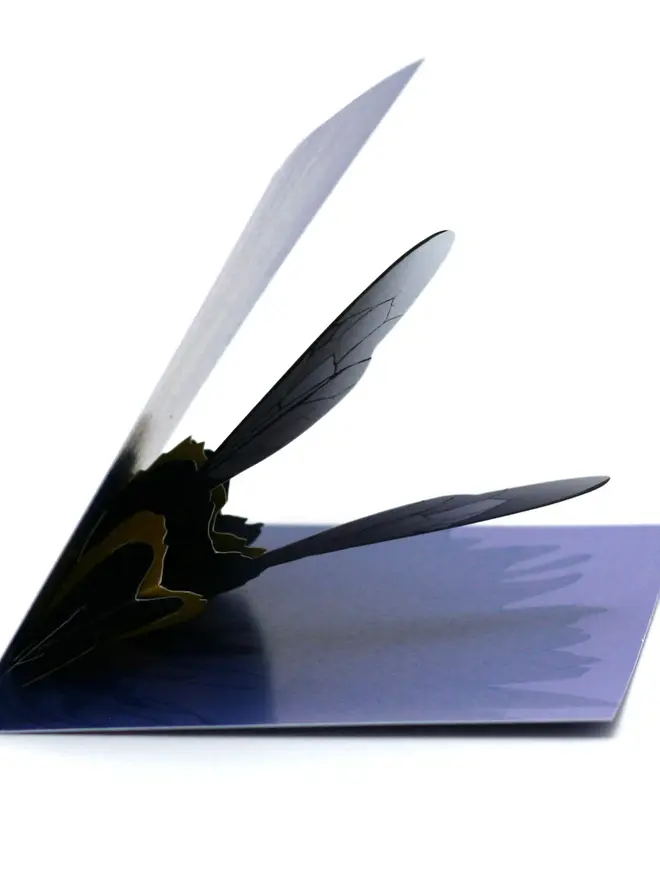 3d bee pop up card