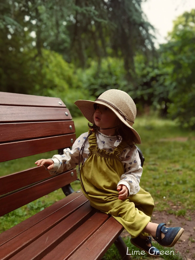 Kids' Organic Cotton Jersey Dungarees